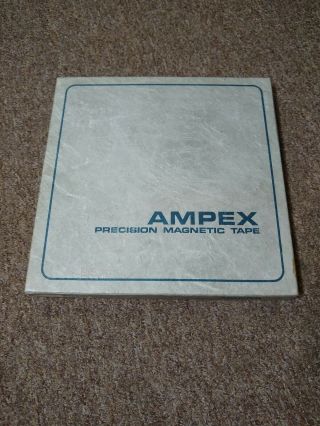 Ampex 456 Grand Master 10.  5” Metal Reel With 1/2 " Tape -