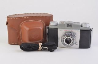 Very Kodak Pony 135 Camera W/51mm F4.  5 Lens,  Case,  Great