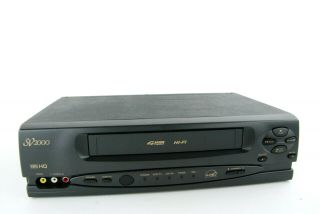 Philips Vcr Player Video Cassette Recorder 4 Head Hi Fi Stereo Sv2000 Sva106at22
