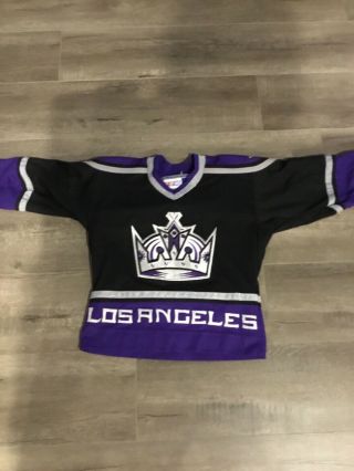 Los Angeles Kings Youth Ccm Nhl Hockey Jersey S/m