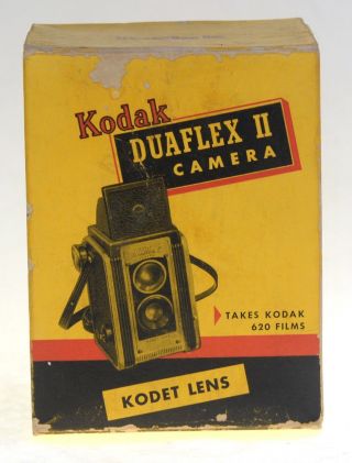 Eastman Kodak Duaflex Ii Vintage Film Camera Kodet Lens Usa