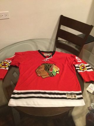 Chicago Blackhawks Bobby Hull Red Ccm Hockey Jersey Youth L/xl With Tags
