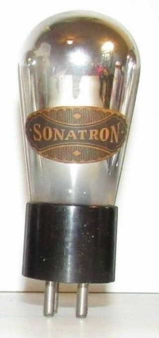 Sonatron 201a Radio Tube,  Tests Good,  With Label,  No Box,  Very Collectible