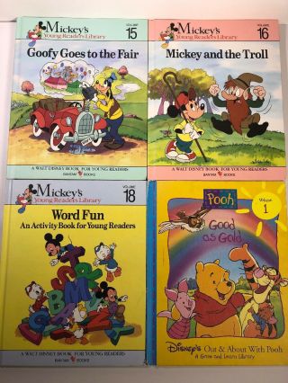 Disney Books Out & About With Pooh Mickey 