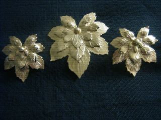 Vintage Sarah Coventry Demi Brooch/Pin & Earring Set 