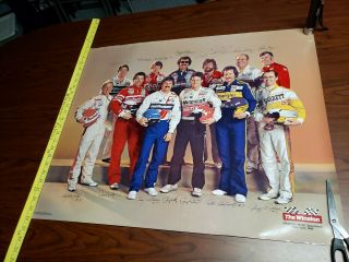 Vintage Nascar The Winston Charlotte Motor Speedway 1985 Poster