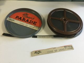 16mm Film Movie & Reel 144 News Parade 1943 - Battling The U - Boats
