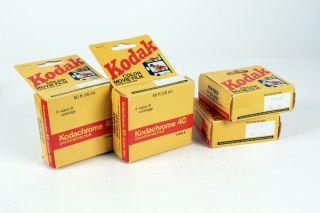 4 Rolls Kodak Kodachrome 40 - 8mm Color Movie Film - 50 