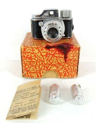 Vintage Hit Miniature Toy Camera Japan 1950 