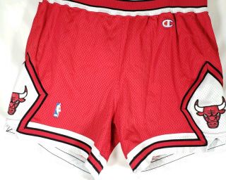 Champion Nba Chicago Bulls Mens Basketball Shorts Vintage Size 42
