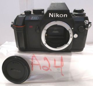 Nikon N2000 Slr 35mm Film Camera & Eye Cup - Body Only