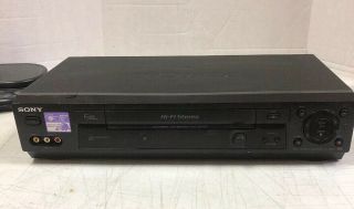 Sony Slv - N900 Vcr Vhs Player Recorder And.  No Remote