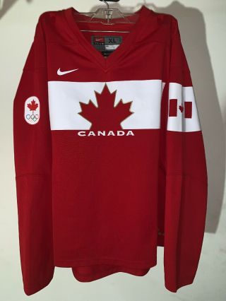 Canadian Olympics Nike Jersey Red And White Canada Hockey Size Xl 2014 Good Fit
