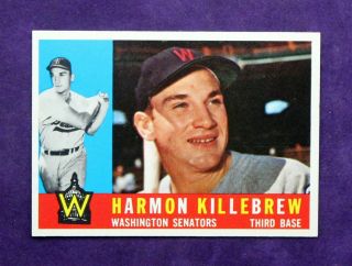 1960 Topps Harmon Killebrew 210 Very Sharp Card
