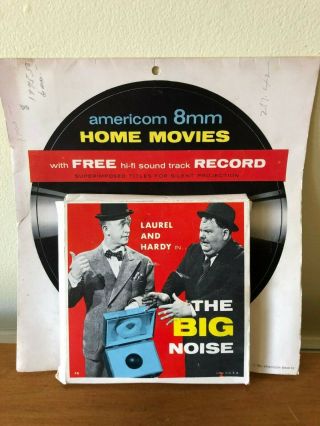 Laurel and Hardy The Big Noise 8MM Movie and Hi - Fi Record 3
