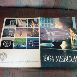 1964 Dealer Brochure Mercury Car Park Lane,  Monterey,  Colony Park,  Marauder