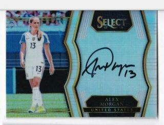 2017 - 18 Alex Morgan Auto Panini Select Usa Womens Soccer