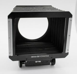 Zenza Bronica ETR Medium Format Camera Lens Shade Bellows Hood 3