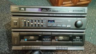 Panasonic Sa - H - 30 Cassette,  Am/fm Stereo Receiver Music System