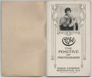 1916 Cyko Prints Booklet by Ansco Co of Binghamton NY Photography Instructions 3