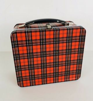 Aladdin Heritage Plaid Lunch Box Lunchbox Not Vintage Style