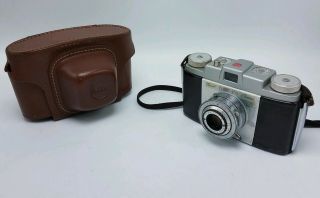 Kodak Pony 135 Model C Vintage 35mm Film Camera W/ Field Case