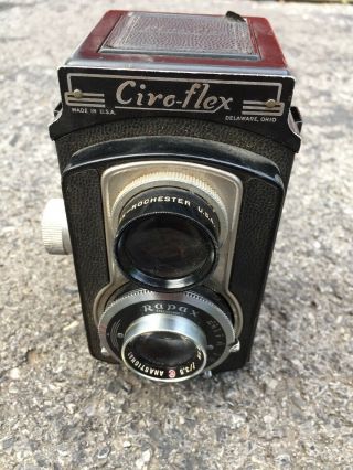 Ciro - Flex Model E Tlr Camera Wollensak 85 Mm 3.  5 Rapax