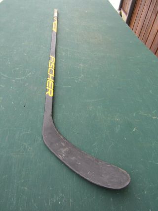 Vintage Aluminum Left Handed 55 " Long Hockey Stick Fischer Ct800