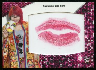 2016 Topps Wwe Asuka Kiss Card D /99