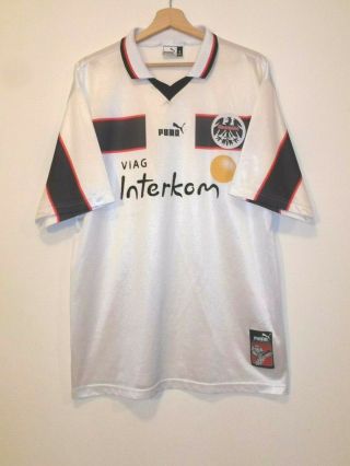 1993 Eintracht Frankfurt Fc Football Shirt Jersey Size L Puma Tricot Maglia