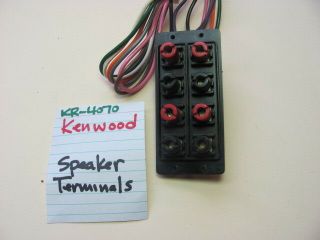 Kenwood E31 - 0097 - 05 Speaker Terminal Kr - 4070 Stereo Receiver