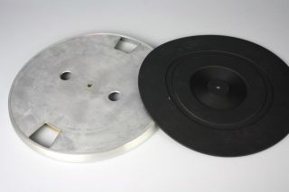 Micro Seiki Mb - 10 Turntable Platter W/ Platter Mat