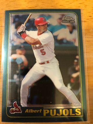 2001 Topps Chrome Traded T247 Albert Pujols Rookie Card