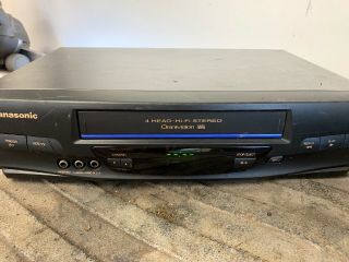 Panasonic Omnivision Pv - V402 4 - Head Vcr Video Cassette Recorder