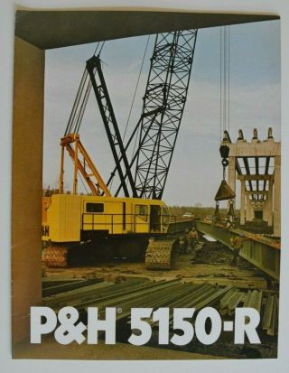 P&h 5150 - R Crawler Crane 1977 Dealer Brochure - English - Usa