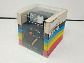 Polaroid One Step Plus Land Camera With Q - Light Attachment With Manuals