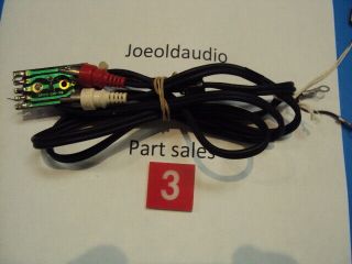 Jvc Ql - A200 Turntable Cartridge Interface W/ Rca Plugs.  Parting Out Jvc Ql - A200