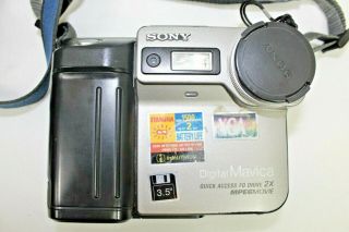 SONY MAVICA digital movie camera model MVC - FD81 floppy disk mpeg movie CAM11 2