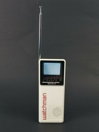 Vintage 1986 Fd - 10a Sony Watchman Hand Held Tv