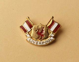 Vintage Liverpool Football Club Team Pin Badge