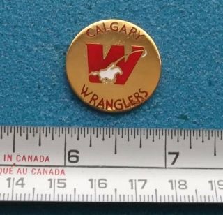Calgary Wranglers Whl West Junior Hockey League Pin 9183
