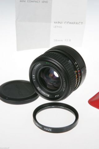 Marexar CX MC 28mm f 2.  8 Wide Angle Lens FX mount for FUJI FUJICA camera 3