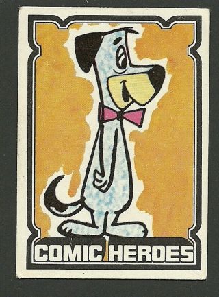 Huckleberry Hound Hanna Barbera Scarce Vintage Uk Comic Cartoon Sticker Card