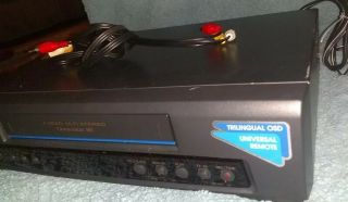 PANASONIC PV - 7450 VCR VHS Player/Recorder Great 3