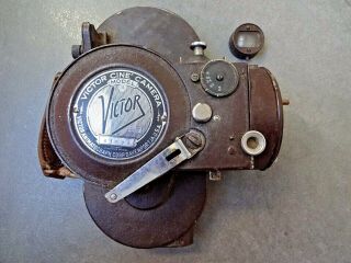 Vtg Victor Cine Model 4 16mm Motion Picture Movie Camera Parts/repair