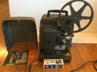 Vintage Bell & Howel Autoload 8mm Film Movie Projector Portable