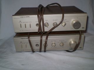 Realistic Sa - 150 Radio Shack 31 - 1955 Integrated Stereo Amplifier Pair