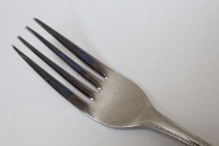 Vintage Ekco Eterna Bastille Stainless Steel Flatware Dinner Fork 2