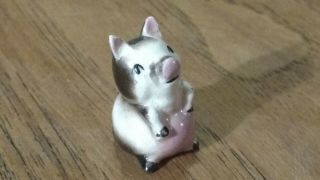 Vintage Hagen Renaker Monrovia Baby Pig Piglet Miniature Farm Ceramic Animal