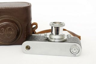 Zorki - C rangefinder camera with Industar 5cm 1:3.  5 lens (Leica LTM M39 mount) 3